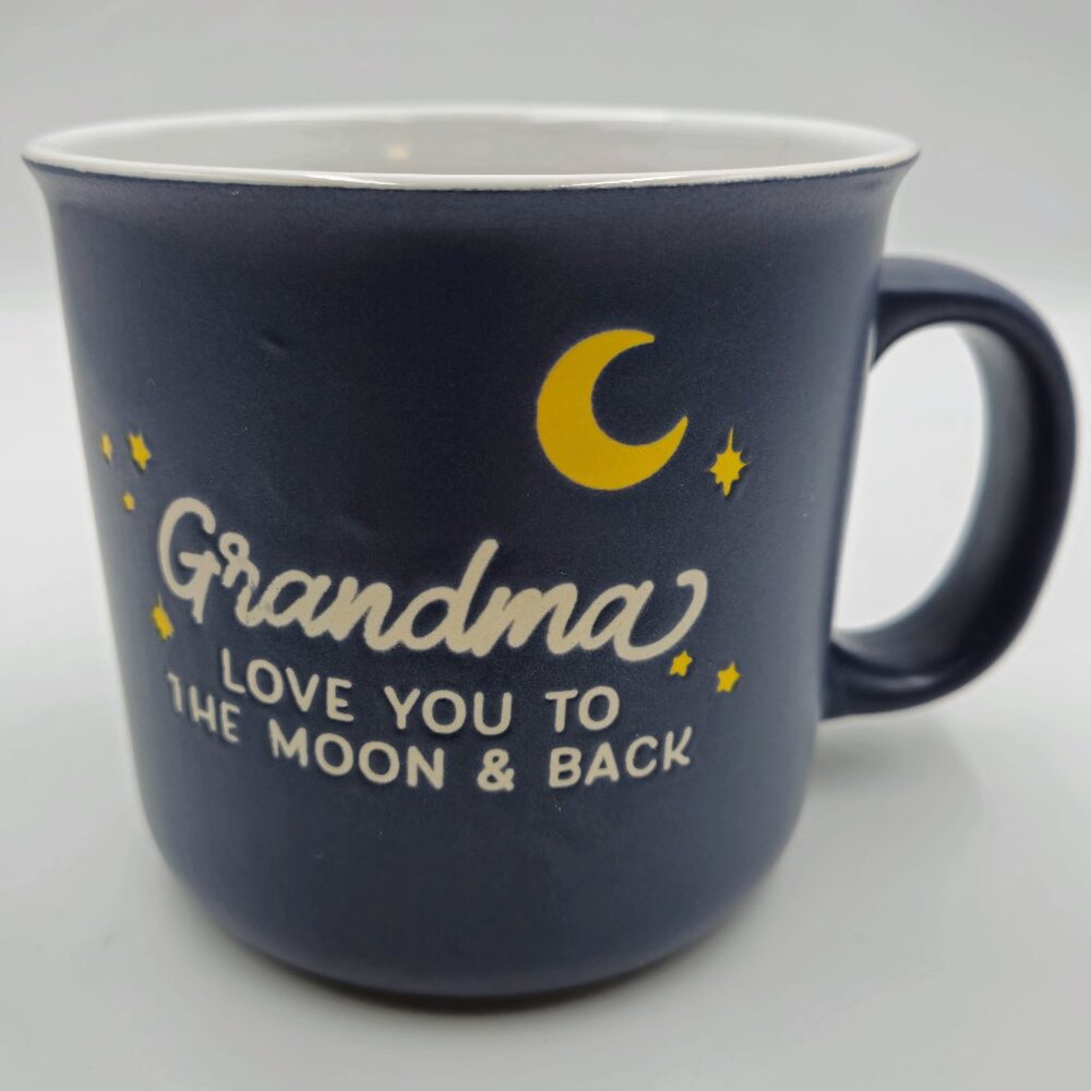Eccolo Mug Grandma Love You To The Moon And Back Cup Coffee Tea Large Blue Read